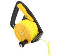 Saluaqui Bobina di Immersioni Subacquee Portatile con Tappo per Il Pollice per Snorkeling Sport Acquatici Sottomarini | Rulta per la Pesca a Immersione con Filo di Nylon Giallo da 46 M e Controller