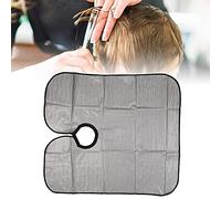 Saluaqui Capo a Forma di Tintura per Capelli Impermeabili per Uso Professionale e Domestico | Capo di Taglio di Capelli Anti-statico per Salone e Cura Personale | Lo Scialle Trasparente per il (GRAY)