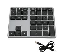 Saluaqui Case Wireless Numeric KeyPad 35 Tasti Switch Forbice BT5.0 Custodia in Lega di Alluminio per Tablet per Laptop Desktop