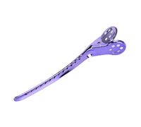 Saluaqui Clamp/Holder per Parrucchiere Antisommossa - Pinlla Acciaio con Molla Ad Alta Pressione per Parrucchiere, Negozio di Barbiere e Styling - Viola, 12pc Set (PURPLE)