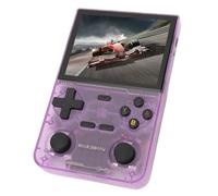 Saluaqui Console di Gioco Portatile retrò con Schermo HD da 3,5 Pollici e Batteria a Doppia Joystick da 3500 MAh per Intrattenimento per il Tempo Libero - Purple (PURPLE)