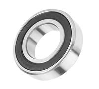 Saluaqui Cuscinetto a Sfera 6005-2RS Ad Alta velocità con Razza di Scanalatura Profonda - Colonna Singola 10 PCS, Prestazioni Leggere per l'industria della Luce, 25x47x12mm
