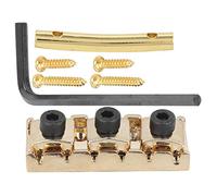 Saluaqui di Dado a Blocco della Corda di Chitarra Elettrica con Corda di di Paletta Bar in Lega di Zinco Design Leggero in Golden per una Maggiore Durata Ed Estetica (Oro (GE98))