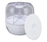 Saluaqui Dispenser di Cereali con 6 Griglie Contenitore per Cereali in PP Resistente a 10 Kg per Domestica e Scatola di Riso Ideale per Sfusi da 20 Kg (Capacità di 5/11,0 libbre)
