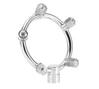 Saluaqui Efficiente Ugello di Nebbia Circolare Umidificante del Giardino con Filo Femminile G1/4, Design a Atomizzazione Rotonda a 5 Testa Copertura di Irrigazione Ottimale, Costruzione in Acciaio
