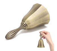 Saluaqui Elegante Borsetta a Barre in Lega di Zinco con Design retrò per Sala da Pranzo, Classe, Servizio Bar - Campana di Finitura in Oro Durevole Ed Elegante per Facilitare gli Avvisi di Segnale