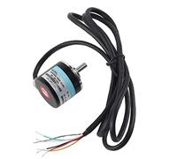 Saluaqui Encoder Fotoelettrico ABZ Encoder Albero Trifase 5 24 V CC per Applicazioni di Ingegneria Alta Frequenza 3000 6000 Giri/min 30 KHZ Costruzione in Plastica di Alluminio (100Z)