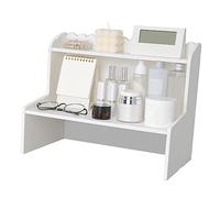 Saluaqui Espositore da Tavolo in Legno Multistrato Scaffale Versatile per Libri di Trucco e Organizzatori Salvaspazio e Design Elegante per la Casa o l'ufficio (Piccolo)