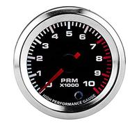 Saluaqui Ga Indice di Tachometro a 7 Colori Universale con Motore a Steping per Auto e Motociclette-misuratore di Rivoluzione 52 Mm/2 Pollici con Intervallo di Misurazione 0-10000 Giri/min,