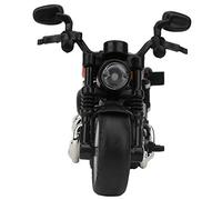 Saluaqui Giocattolo Modello Motociclistico in Lega Elettrica con Funzione Musicale Leggera per Bambini - Moto Replica Nera per Il Gioco e la Collezione (#1)