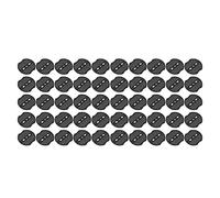 Saluaqui Guarnizioni Robuste da Giardino con Design a Doppio Foro per Sospensione Migliorata - Guarnizione in Plastica del Paesaggio per Barriera delle Infestanti, Progetti all'aperto, Set 50pcs