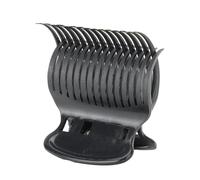 Saluaqui Hair Roller Clips 12pcs Hot Curler Holders (BLACK) | 12 fermagli per capelli in plastica termica adatti a sezioni di rulli 60 mm, i capelli tengono stretto lo strumento per lo