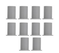 Saluaqui Kit di Routing Cavo da 10 Pezzi Premium per - Alimentazione del Cavo in Silicone Attraverso Boccole e Set di Annegelli da Parete, Ideale per la Gestione dei Cavi Ethernet, (Grey)