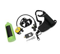 Saluaqui Kit di Serbatoio di Immersione da 1L di Mini Subacquea Portatile con Cilindri Resistenti Ad Alta Pressione e Attrezzatura per la Respirazione Sott'Acqua - Include Occhiali da Immersione,