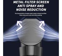 Saluaqui Kit Microfono RGB USB con Treppiede per Giochi, Riunioni e Streaming, Riduzione del Rumore, Plug & Play, Compatibile con IOS//// - Pink (WHITE)