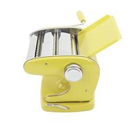 Saluaqui Macchina per Pasta Versatile per la Pasta di Aspirazione con Funzionamento Manuale in Acciaio Inossidabile, 6 Livelli Regolabili, Pressa per Noodle Rossa per Lasagne Fatte in Casa e Altro