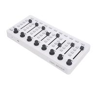Saluaqui Mixer USB MIDI Controller con 8 Manopole e 43 Tasti di Controllo per Integrazione Senza Soluzione di continuità e portabilità Migliorata in Music Studio e On-the-Go