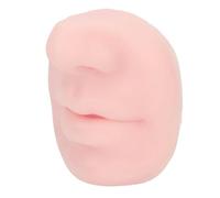 Saluaqui Modello di Piercing in Silicone Realistico per Allenamento del Naso di Imitazione Flessibile con Bocca Lieve e Morbida Skin Leggera per la Pratica e l'insegnamento del Piercing (Tono della