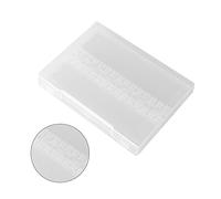 Saluaqui Nail Drill Bit Box 14 Fori Custodia Trasparente (Transparent) | Supporto in plastica con serratura brevettata dal design sicuro per saloni professionali e organizzazioni di nail art
