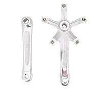 Saluaqui Parti di Riparazione di Riparazione di RASSEGGIO di Montaggio di MONTAGNO Legge Punti di MONTAGNO della Montaggio - BANCO Crank Singola Set per Prestazioni E COMPATIBILI (Silver)