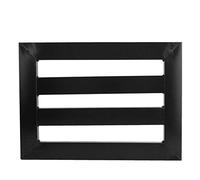 Saluaqui Porta del Pedale per Chitarra in Metallo Universale con Fissazione del Pedale, Pedal di degli Effetti Neri Portatili per Pedali di Dimensioni Standard e compatibilità