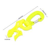 Saluaqui Porta del Tubo Flessibile BCD a Doppio BCD su Immersione Subacquea con Clip a Scatto rotabile: Proteggere e Stabilizzare Tubi a Bassa Pressione e Regolatori per Uso Esterno (Green)