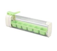Saluaqui Push Ice Cube Cube PC PP 6 Grid, Stampo per di Ghiaccio a Rilascio Facile per Congelatore Estivo, Presa di Ghiaccio Diretta, Materiale Alimentare, Bianco (WHITE)