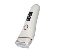 Saluaqui Rasoio Elettrico Bikini a Secco Umido Display Digitale Portatile | Schermo LCD per uso asciutto e bagnato, batteria 600 mAh, ricarica USB, per i soggetti sensibili, include una spazzola
