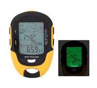 Saluaqui Ricevitore di Navigazione GPS Ricaricabile USB Portatile con Altimetro e Barometro Digitale, Display Multifunzione per Uso Esterno
