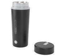 Saluaqui Riscaldamento Rapido Bollitore Elettrico Portatile con Controllo Intelligente e Protezione da Ustioni Antidri - Coppa Isolante da Viaggio in Acciaio Inossidabile da 350 Ml per Gite per (12V)