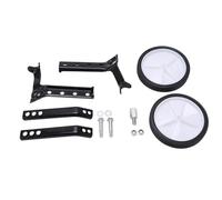 Saluaqui Ruote Addestrate per Bici per Bambini Regolabili per Bambini-Ruote Ausiliarie in Acciaio e Plastica Impostate in Bicicletta per Bambini da 18-24 Pollici, Nera (Black)