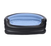 Saluaqui Sedia Gonfiabile Con PVC E Materiale Comodo Divano Gonfiabile Portatile Per Uso Esterno Design Marrone Elegante Per Attività Di Relax E Svago (BLUE)