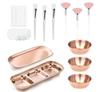 Saluaqui Set Accessori Estetica, Kit Strumenti per Miscelazione Viso 23 Pezzi, for Cura del Viso e Trattamenti di Bellezza