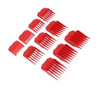 Saluaqui Set di Pettini e Clip per Capelli Rossi 10 Pezzi Protezioni per | Il materiale ABS 10 misure 1,5 25 mm si adatta alla maggior parte dei tagliacapelli con scatola di immagazzinaggio per