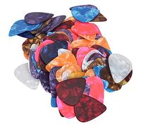 Saluaqui Set di Scelte di Chitarra Colorate - Protezioni di Dito di Celluloide Premium per Elettrico, Acustico, Basso e Ukulele - 0,46 Mm, 0,71 Mm, 0,96 Mm | 100pcs (0,46 x 100 pezzi)