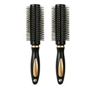 Saluaqui Spazzola per Capelli Ventilata, Impugnatura Ergonomica (Girare) | Materiale PU, Massaggio del Cuoio Capelluto Ad Ogni Passata, Adatto a Tutte le Strutture dei Capelli Inclusi Diritti, Ricci