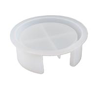 Saluaqui Stampi per Sottobicchieri da 5 Pezzi per Artigianato Fai-da-te Stampi per Sottobicchieri Rotondi in Silicone Morbido a Rilascio Facile per Arte per Uso Domestico e Realizzazione