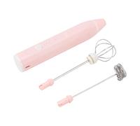 Saluaqui Stirrer Elettrico Mini a Cordone con 3 modalità e Teste in Acciaio Inossidabile per Uso Multifunzionale Nelle Barre e Caffetterie - Palmare Electric Eggbeater in Verde Nerastro (PINK)