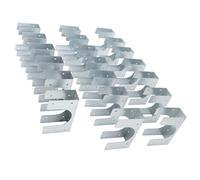 Saluaqui Stuffi Scarpe a Borchie a Legna in Acciaio Inossidabile - 20pc per Rinforzare Fino a 2? Pipe Pollici - da Prigionia in Metallo da 5 "x 3,22" per Supporto Extra