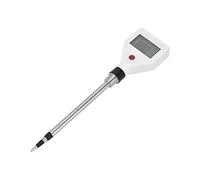 Saluaqui Tester EC del Suolo Ad Alta Precisione con Schermo LCD Trasparente - Conducibilità del Suolo Portatile e Rapida Risposta con Compensazione Automatica della Temperatura, ABS Durevole e