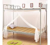 Saluaqui Ultimate Net Square per Letto Singolo - Protettore a Maglie di Insetti Ideale per il Dormitorio degli Studenti - Fibra di Poliestere Fine per Notti Senza Bug