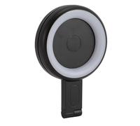 Saluaqui Versatile Telefono LED Riempimento Luce con 3 modalità di Colore Regolabili e Design Rotabile a 180 °, Batteria di Ricarica USB, Batteria di Lunga Durata per la Fotografia di Smartphone e