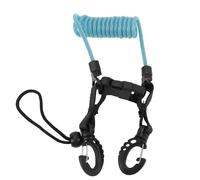 Saluaqui Viccolo a Spirale della Telecamera Subacquea con Fibbia a Rilascio Rapido - Filo a Molla in Acciaio Inossidabile e TPU per la Sicurezza Subacquea - Lago Blue Anti Lost Allegato (Lake Blue)