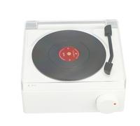 Saluaqui Vintage 5.3 Record Player Turtable con Sveglia, Design Classico e 3 modalità di Riproduzione per Uso Domestico e di Viaggio (WHITE)