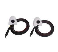 Saluaqui Vista Laterale dell'auto Ad Alta Risoluzione AHD 720p Assola Larga Impiatto di Backup Inverso Impermeabile per Veicoli DC12V, Nero (WHITE)