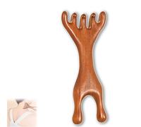 Saludea Meridian Comb, Saludea Fivetouch Therapy Comb - Golden Sandalwood Five Claw Gua Sha Scalp Massager -Acupressure Therapy Tool for Blood Circulation (1PCS)