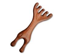 Saludea Meridian comb, Saludea Meridian comb, Golden Sandalwood Massage Claws, Massager Brush Meridians, for Head, Face, Nose, Eye, Jaw and Neck (1pc)