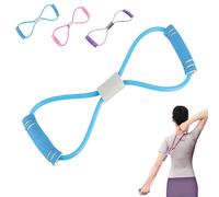 Saludea Resistance Band, Saludea Resistance Band withHandles, Stretch Fitness Strap for Full-Body Workouts, Strength Training, Flexibility, Exercise Elastic Rope For Home, Gym (Blue)