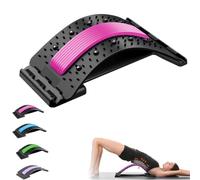 Saludea Spinecomfort Back Stretcher, Saludea Spine Stretcher, Back Cracker 4 Level, While 102 Acupressure, Relieve back pain, suitable for sofa, chair, car, lying (Purple)