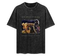 SaludHealth His Hero Is Gone Fifteen Counts of Arson Unisex T-Shirt Printed Tee Graphic Top Men Black Shirt XXL